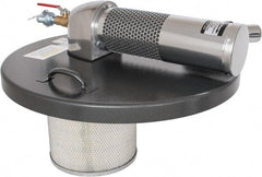 Guardair - Air Powered Wet/Dry Drum Vacuum Head - 2" Vacuum Hose Fitting, Use with Standard 55 Gal Units - A1 Tooling