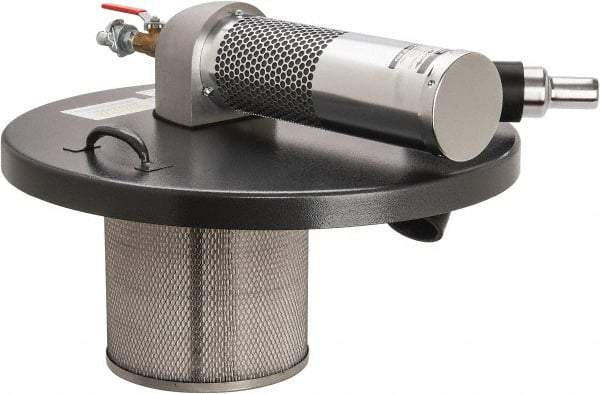 Guardair - Air Powered Wet/Dry Drum Vacuum Head - 1-1/2" Vacuum Hose Fitting, Use with Standard 55 Gal Units - A1 Tooling