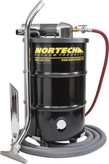 Guardair - 55 Gal Steel Tank, Air Powered Pneumatic Canister Wet/Dry Vacuum - 15 Peak hp, 20' Hose Fitting, Cartridge Filter, Accessories Included - A1 Tooling