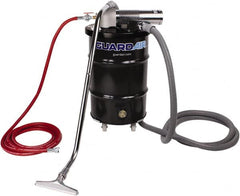 Guardair - 30 Gal Steel Tank, Air Powered Pneumatic Canister Wet/Dry Vacuum - 10 Peak hp, 20' Hose Fitting, Cartridge Filter, Accessories Included - A1 Tooling