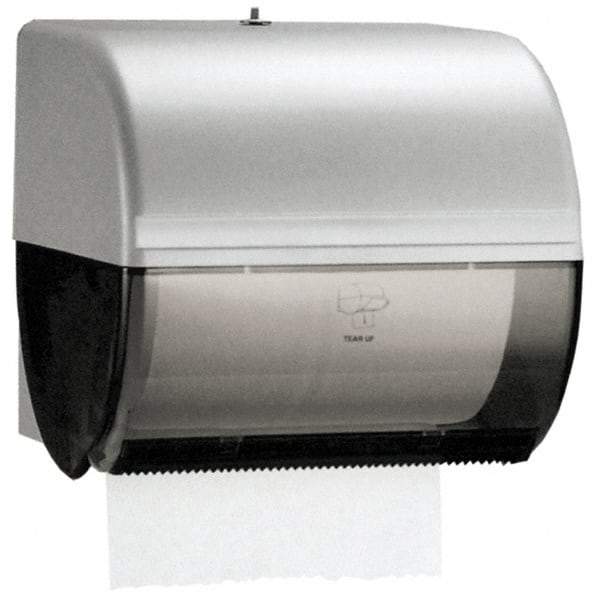 Kimberly-Clark Professional - Hands Free, Plastic Paper Towel Roll Cabinet - 10" High x 10-1/2" Wide, 1 Roll 8", Smoke (Color) - A1 Tooling