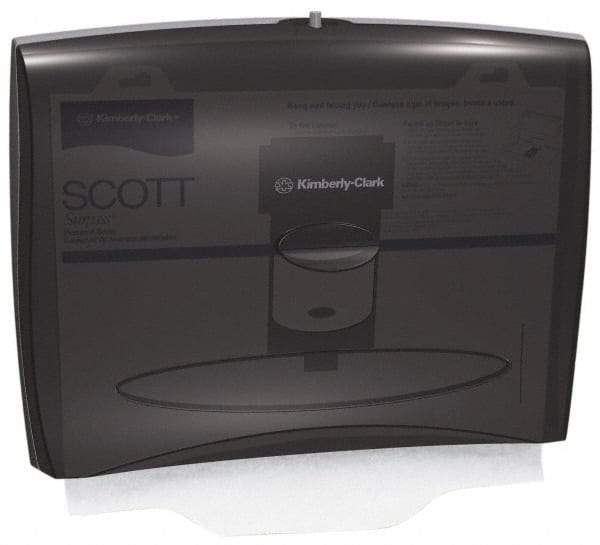 Kimberly-Clark Professional - 125 Capacity Smoke Gray Plastic Toilet Seat Cover Dispenser - 13-1/4" High x 17-1/2" Wide 3-1/4" Deep - A1 Tooling