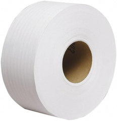 Scott - 2,000' Roll Length x 3.55" Sheet Width, Jumbo Roll Toilet Tissue - Single Ply, White, Recycled Fiber - A1 Tooling