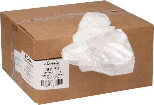 PRO-SOURCE - 0.6 mil Thick, Household/Office Trash Bags - 24" Wide x 23" High, Clear - A1 Tooling