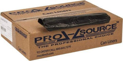 PRO-SOURCE - 0.8 mil Thick, Household/Office Trash Bags - 40" Wide x 46" High, Black - A1 Tooling