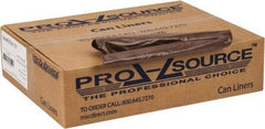 PRO-SOURCE - 0.8 mil Thick, Household/Office Trash Bags - 38" Wide x 58" High, Black - A1 Tooling