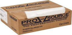 PRO-SOURCE - 0.8 mil Thick, Household/Office Trash Bags - 40" Wide x 46" High, Clear - A1 Tooling