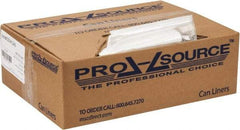 PRO-SOURCE - 0.31 mil Thick, Household/Office Trash Bags - 24" Wide x 33" High, Clear - A1 Tooling