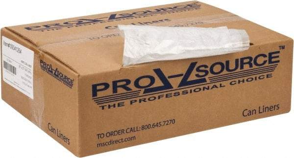 PRO-SOURCE - 0.39 mil Thick, Household/Office Trash Bags - 30" Wide x 37" High, Clear - A1 Tooling