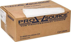 PRO-SOURCE - 0.43 mil Thick, Household/Office Trash Bags - 33" Wide x 40" High, Clear - A1 Tooling