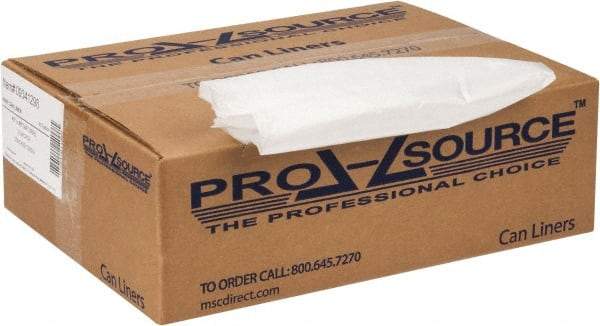 PRO-SOURCE - 0.47 mil Thick, Household/Office Trash Bags - 40" Wide x 48" High, Clear - A1 Tooling