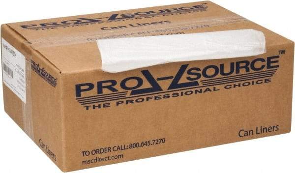 PRO-SOURCE - 0.63 mil Thick, Household/Office Trash Bags - 40" Wide x 48" High, Clear - A1 Tooling