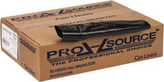 PRO-SOURCE - 1 mil Thick, Heavy-Duty Trash Bags - 38" Wide x 58" High, Black - A1 Tooling