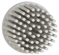 3M - 1" 120 Grit Ceramic Straight Disc Brush - Fine Grade, Type R Quick Change Connector, 5/8" Trim Length - A1 Tooling