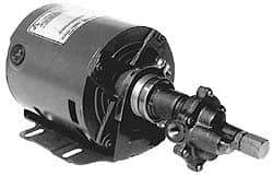 Pentair - 3/8 Port, -40 to 210°F Fluid Temp, Carbonator Gear Pump - Bronze, 3/8 Inlet Size, 4.25 GPM, NPT - A1 Tooling