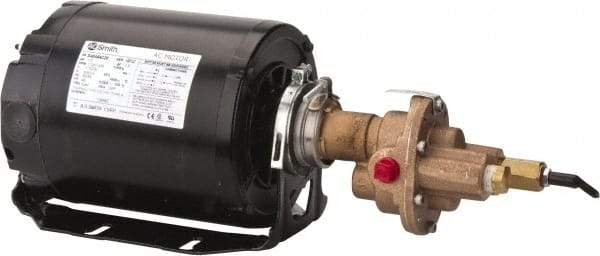 Pentair - 1/2 hp, 3/8 Port, -40 to 210°F Fluid Temp, Carbonator Gear Pump - Bronze, 3/8 Inlet Size, 4.25 GPM, NPT - A1 Tooling