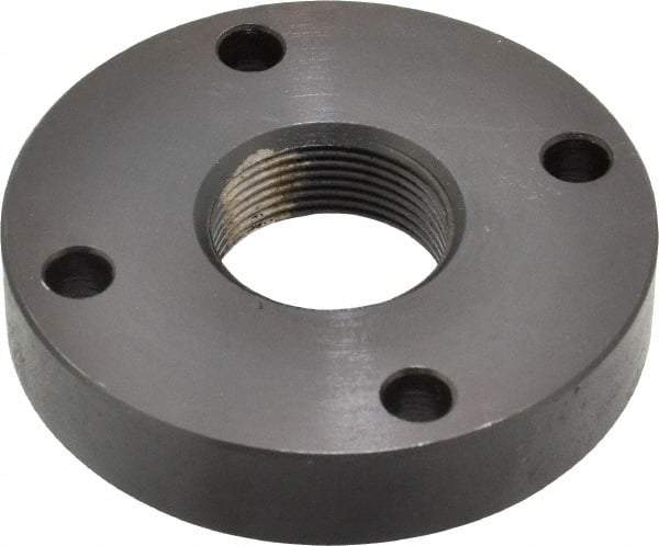 Keystone Threaded Products - 1-18 Int Thread, 3/4" Bar Diam, 2.63" Flange OD x 0.53" Thickness Precision Acme Mounting Flange - 4 Mounting Holes, Black Oxide Finish, Carbon Steel - A1 Tooling