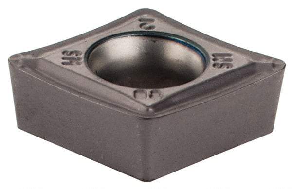 Iscar - CCMT3-2 SM Grade IC907 Carbide Turning Insert - 80° Diamond, 3/8" Inscr Circle, 5/32" Thick, 1/32" Corner Radius - A1 Tooling