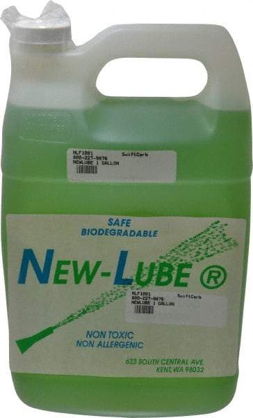 Superbee - New-Lube, 1 Gal Bottle Cutting Fluid - Water Soluble, For Cleaning - A1 Tooling