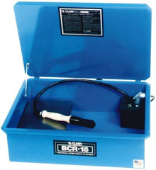 Build-All - Bench Top Solvent-Based Parts Washer - 5 Gal Max Operating Capacity, Steel Tank, 120 Input Volts - A1 Tooling