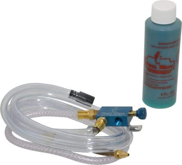 Kool Mist - 1 Outlet, Tankless Mist Coolant Unit - 2' Coolant Line Length, 4" Hose Length - A1 Tooling