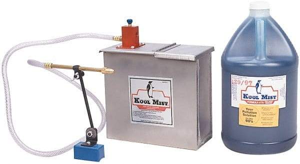 Kool Mist - 1 Outlet, 1 Gal Tank Capacity, Stainless Steel Tank Mist Coolant System - 6" Hose Length - A1 Tooling