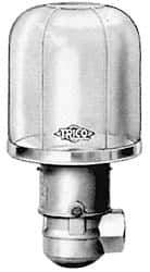 Trico - 1 Outlet, Plastic Bowl, 8 Ounce Constant-Level Oil Reservoir - 1/4 NPT Outlet, 2-5/8" Diam x 6-3/16" High - A1 Tooling