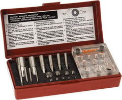 Made in USA - 3 to 20mm Diameter Shim Punch and Die Set - 10 Piece - A1 Tooling