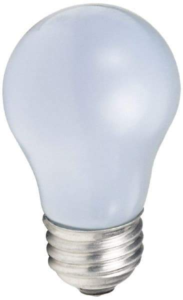 Philips - 15 Watt Incandescent Residential/Office Medium Screw Lamp - 2,700°K Color Temp, 115 Lumens, 120 Volts, Dimmable, A15, 3,000 hr Avg Life - A1 Tooling