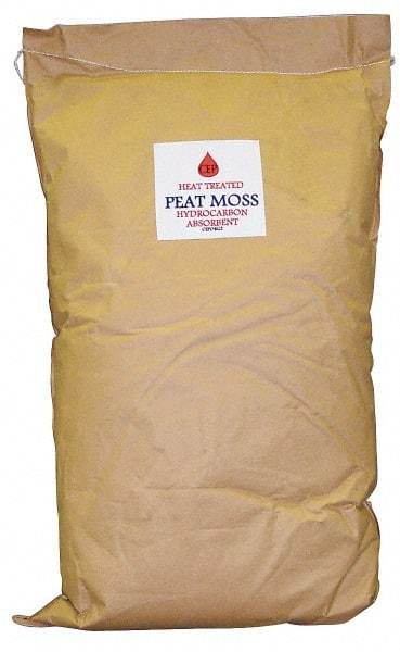 Made in USA - 25 Lb Bag Heat-Treated Peat Moss Granular Sorbent - Universal Use - A1 Tooling