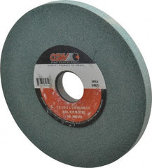 Camel Grinding Wheels - 7" Diam x 1-1/4" Hole x 1/2" Thick, I Hardness, 100 Grit Surface Grinding Wheel - Silicon Carbide, Type 1, Fine Grade, 3,760 Max RPM, Vitrified Bond, No Recess - A1 Tooling