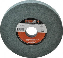 Camel Grinding Wheels - 7" Diam x 1-1/4" Hole x 3/4" Thick, I Hardness, 60 Grit Surface Grinding Wheel - Silicon Carbide, Type 5, Medium Grade, 3,760 Max RPM, Vitrified Bond, One-Side Recess - A1 Tooling