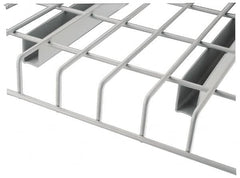 Nashville Wire - 34" Wide, 1-1/2" High, Open Shelving Welded Wire Decking - Steel, 42" Deep, Use with Pallet Racks - A1 Tooling