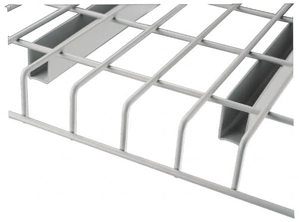 Nashville Wire - 52" Wide, 1-1/2" High, Open Shelving Welded Wire Decking - Steel, 48" Deep, Use with Pallet Racks - A1 Tooling