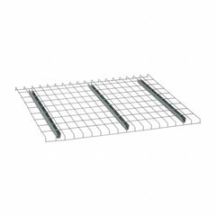 Nashville Wire - 46" Wide, 1-1/2" High, Open Shelving Welded Wire Decking - Steel, 36" Deep, Use with Pallet Racks - A1 Tooling