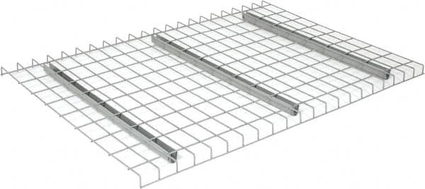 Nashville Wire - 52" Wide, 1-1/2" High, Open Shelving Welded Wire Decking - Steel, 36" Deep, Use with Pallet Racks - A1 Tooling