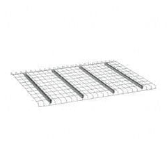 Nashville Wire - 58" Wide, 1-1/2" High, Open Shelving Welded Wire Decking - Steel, 42" Deep, Use with Pallet Racks - A1 Tooling