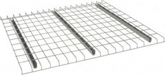 Nashville Wire - 46" Wide, 1-1/2" High, Open Shelving Welded Wire Decking - Steel, 44" Deep, Use with Pallet Racks - A1 Tooling