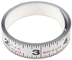 Starrett - Adhesive Tape Measures Length (Feet): 12.00 Length (Meters): 3.66 - A1 Tooling