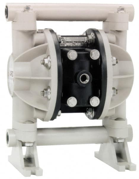 ARO/Ingersoll-Rand - 1/2" NPT, Nonmetallic, Air Operated Diaphragm Pump - Santoprene Diaphragm, Polypropylene Housing - A1 Tooling