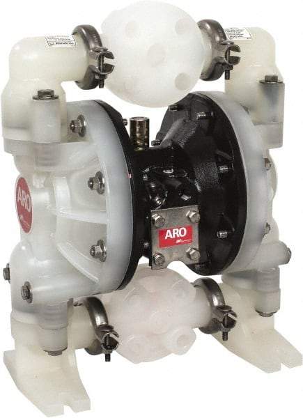 ARO/Ingersoll-Rand - 1" NPT, Nonmetallic, Air Operated Diaphragm Pump - Nitrile Diaphragm, Polypropylene Housing - A1 Tooling