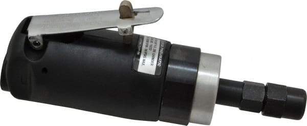 Florida Pneumatic - 1/4" Collet, Straight Handle, Straight Air Die Grinder - 20,000 RPM, Rear Exhaust, 4 CFM, 0.33 hp, 90 psi, 1/4 NPT - A1 Tooling