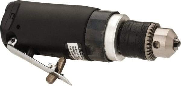 Florida Pneumatic - 3/8" Keyed Chuck - Inline Handle, 20,000 RPM, 4 CFM, 0.3333 hp, 60-90 psi - A1 Tooling