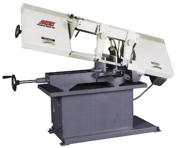 Vectrax - 9 x 14-9/16" Max Capacity, Manual Step Pulley Horizontal Bandsaw - 82, 127, 186 & 300 SFPM Blade Speed, 220 Volts, 2 hp, 3 Phase - A1 Tooling