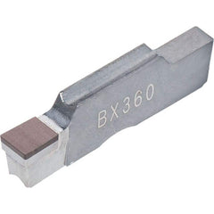 Grooving Insert: SGN BX360, Cubic Boron Nitride Uncoated, Neutral, 0.197″ Cutting Width, Series SGN