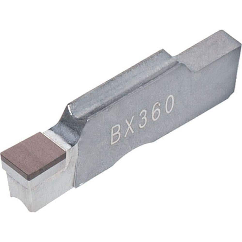 Grooving Insert: SGN BX360, Cubic Boron Nitride Uncoated, Neutral, 0.079″ Cutting Width, Series SGN