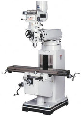 Vectrax - 10" Table Width x 54" Table Length, Variable Speed Pulley Control, 3 Phase Knee Milling Machine - R8 Spindle Taper, 5 hp - A1 Tooling