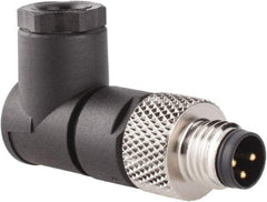 Brad Harrison - 4 Amp, Male 90° Field Attachable Connector Sensor and Receptacle - 60 VAC, 75 VDC, IP67 Ingress Rating - A1 Tooling