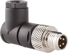 Brad Harrison - 4 Amp, Male 90° Field Attachable Connector Sensor and Receptacle - 60 VAC, 75 VDC, IP67 Ingress Rating - A1 Tooling