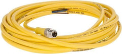 Brad Harrison - 4 Amp, M8 Male Straight to Pigtail Cordset Sensor and Receptacle - 60 VAC, 75 VDC, 4m Cable Length, IP68 Ingress Rating - A1 Tooling